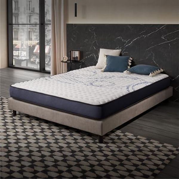 naturalex | Perfectsleep | Matratze 160x200 cm | Memory und Blue Latex-Technologie Extra Komfort HR | Perfekter Halt mit Atmungsaktivem Schaumstoff | Ergonomisch Entspannend und Hypoallergen