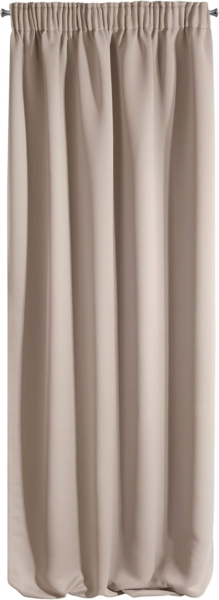 Eurofirany Verdunkelungsvorhang PARISA Blackout Vorhang Einfarbig Musterlos Ösen Kräuselband, Kräuselband, minimalistisches, einfarbiges Design – zeitlos und elegant