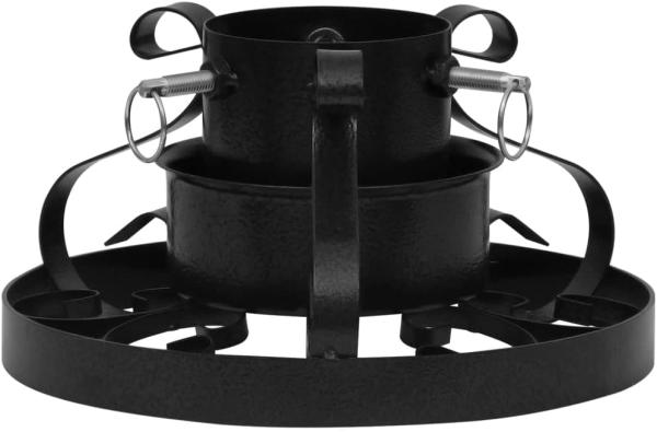 vidaXL Christbaumständer Schwarz 29x29x15,5 cm 331320