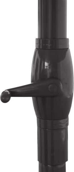 Mendler 'Meran Pro' Sonnenschirm, Gastronomie Marktschirm ohne Volant Ø 5m Polyester/Alu , mit Schirmständer, Grün Bild 7