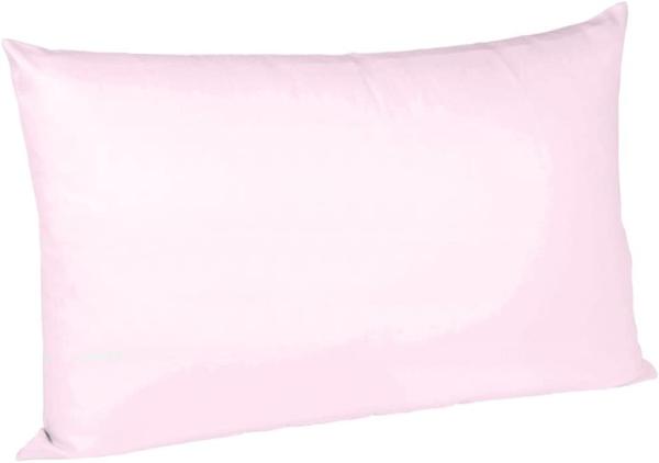 Fleuresse Mako-Satin Kissenbezüge 40x60 cm uni mit RV DP 4040 rose