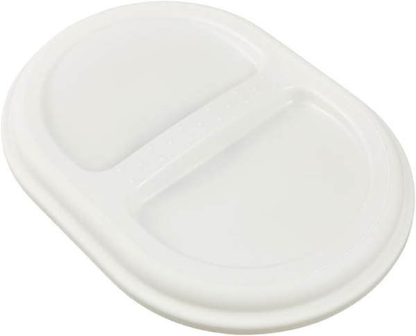 keeeper Winnie Windeleimer mit Deckel und Tragegriff, Mülleimer für Baby-Windeln, Karol, Weiß Bild 3