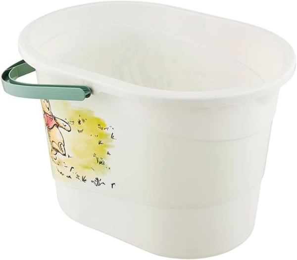 keeeper Winnie Windeleimer mit Deckel und Tragegriff, Mülleimer für Baby-Windeln, Karol, Weiß Bild 2