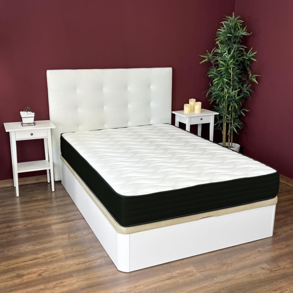 mattfy - Wendbare viskoelastische Matratze Kloe 90x190, Festigkeit und Komfort, Winter/Sommer, Höhe 23 cm Bild 2