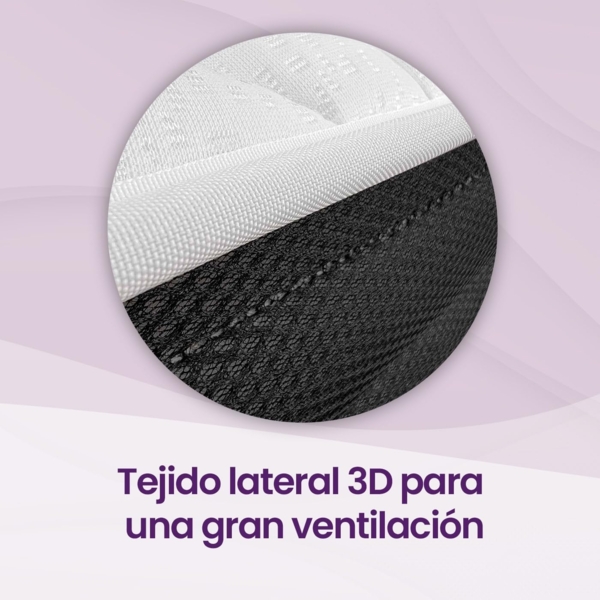 mattfy - Wendbare viskoelastische Matratze Kloe 90x190, Festigkeit und Komfort, Winter/Sommer, Höhe 23 cm Bild 8