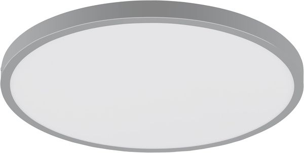 Eglo 97267 LED Aufbauleuchte FUEVA 1 silber rund Ø40cm H:3cm 4000K