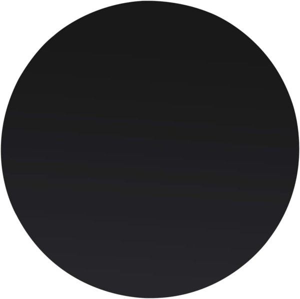 vidaXL Tischplatte aus gehärtetem Glas rund 500 mm 244614