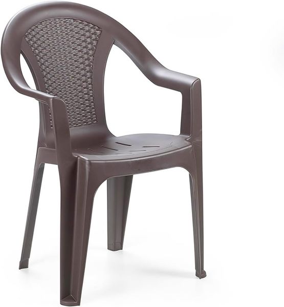 Gartenstuhl Bistrostuhl Stapelstuhl in Rattan-Optik