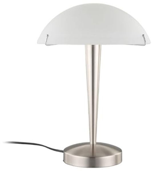 Lindby Tischleuchte Viola, Metall, Weiß IP20, 1 x 40 W
