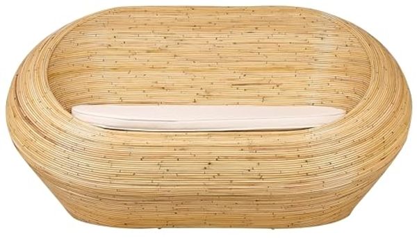 2 Sitzer Sofa Rattan Natürlich MAIORI