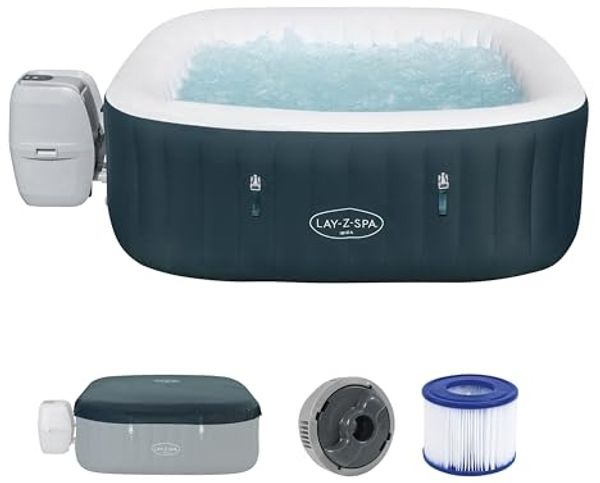 Bestway Whirlpool Outdoor für 4 Personen Lay-Z-Spa Ibiza AirJet Ø 180 x 66 cm
