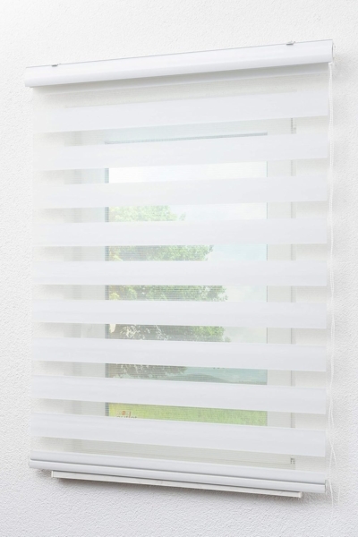 Lysel - Qualitätsdoppelrollo weiß, (B x H) 160cm x 175cm in weiß Bild 6