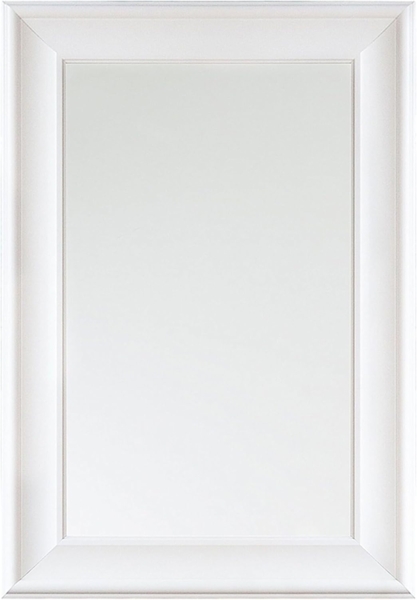 Wandspiegel weiß rechteckig 60x90 cm LUNEL