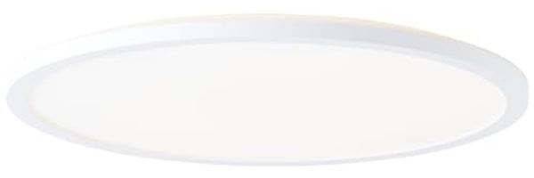 BRE-Light Milton LED Deckenaufbau-Paneel 42cm weiß Kunststoff 24 W LED integriert (3400lm, 4000K)