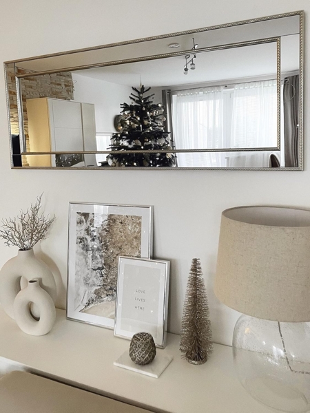 Wandspiegel gold-silber rechteckig 50x130 cm FENIOUX Bild 6