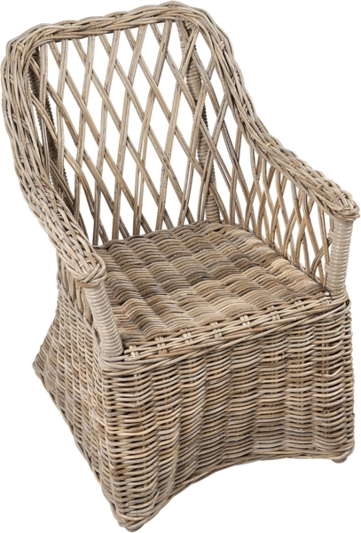 Gartensessel 2er Set MAROS II Rattan Natürlich Bild 8