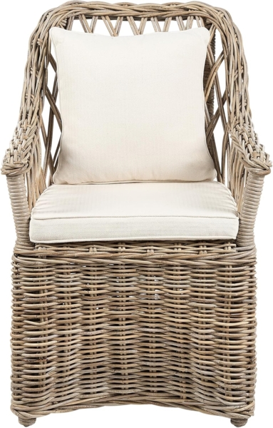 Gartensessel 2er Set MAROS II Rattan Natürlich Bild 5