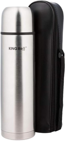 Kinghoff Kinghoff Stahlthermoskanne mit Deckel 1,0l KH4054