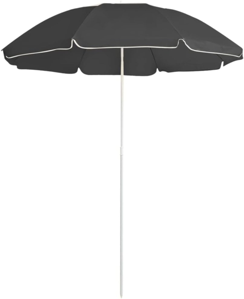 vidaXL Sonnenschirm mit Stahlmast Anthrazit 180 cm 315542