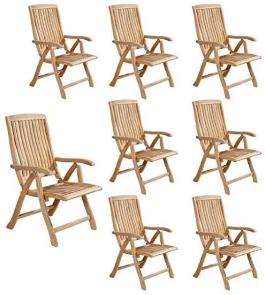 LC Garden »Birmingham« Gartenstuhl Teak Klappstuhl