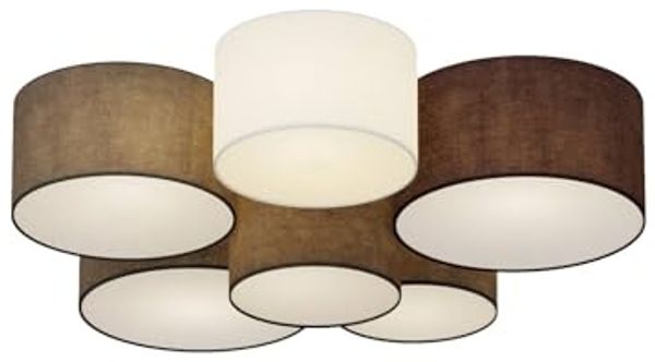 Lindby Deckenleuchten Laurenz, Alu IP20, 6 x 15 W LED