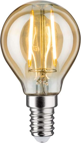 Paulmann 28711 LED Tropfen 2,6 Watt E14 Gold Goldlicht