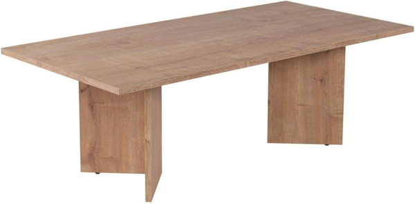 Hanah Home Elegant Coffee Table, Sapphire Oak, 100% Melamine Coated Particle Board, 18 mm Thick | Stylish & Functional Design for Modern Living Spaces