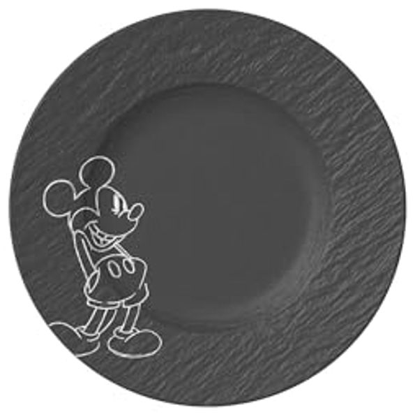Villeroy & Boch Frühstücksteller Manufacture Rock - Mickey Mouse Frühstücksteller 22cm