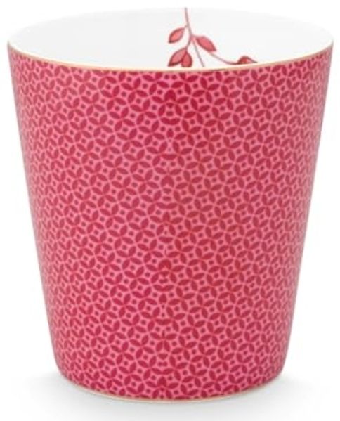 Pip Studio Becher Royal Tiles Dark Pink (Mittel) 51.002.383