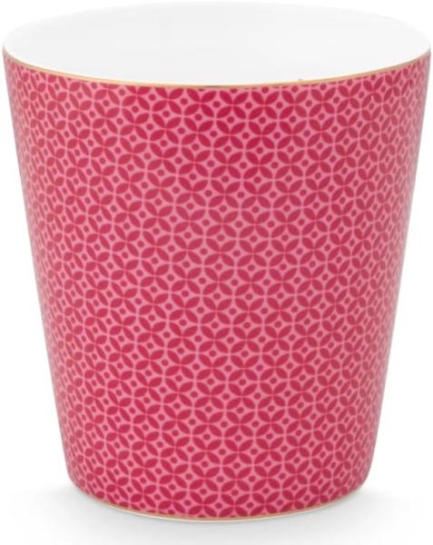 Pip Studio Becher Royal Tiles Dark Pink (Mittel) 51.002.383