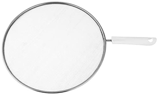 Fackelmann Spritzschutz Arcadalina Ø 29 cm weiß-silber