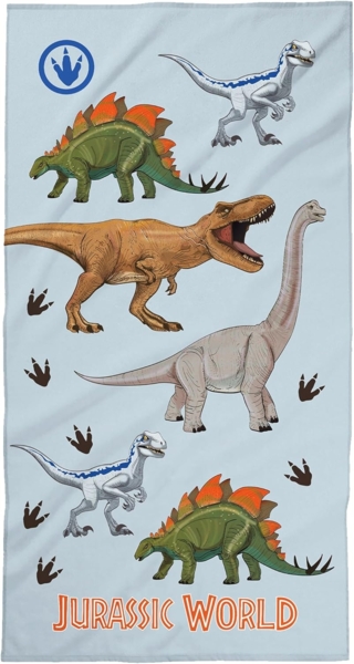 BERONAGE Strandtücher Jurassic World Badetuch Dinosaurier Park 60x120 cm, 100% Baumwolle (1-St), Frottee in Velours-Qualität