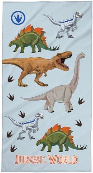 BERONAGE Strandtücher Jurassic World Badetuch Dinosaurier Park 60x120 cm, 100% Baumwolle (1-St), Frottee in Velours-Qualität