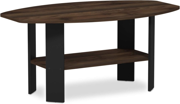 Furinno Simple Design Couchtisch, holz, Columbia Walnut/Schwarz, 54. 61x54. 61x41. 28 cm Bild 5
