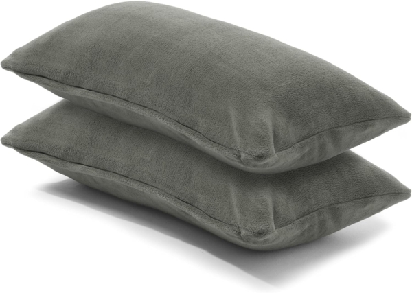 CelinaTex Kissenbezüge Comfortable Kissenbezüge Kissenhüllen 2er Set 40x80cm grau