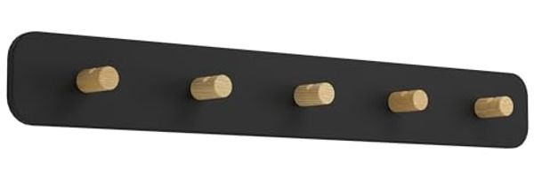 Eglo 99596 Wandleuchte CIVITATE LED 18W schwarz, braun L:76 B:10 H:8,5cm mit Wippschalter 3000K