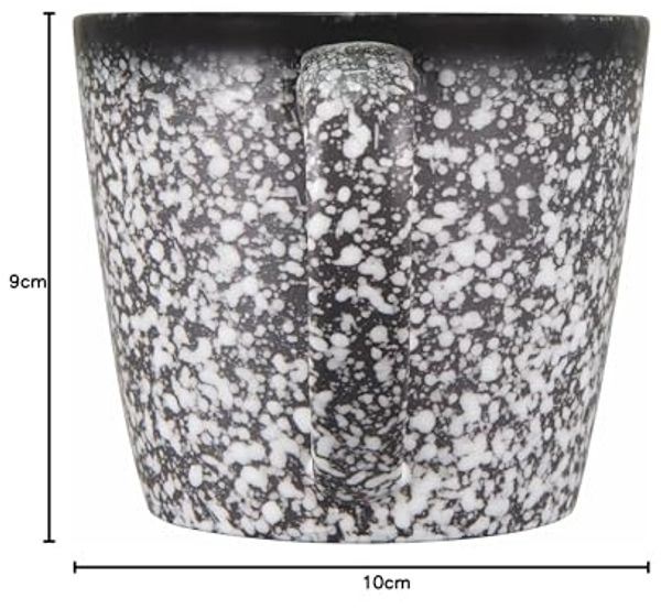 Maxwell & Williams AX0595 CAVIAR GRANITE Becher 420 ml kegelförmig, Porzellan Bild 5