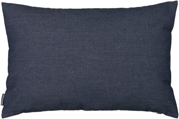 Blomus SIVO Kissen, Dekokissen, Kopfkissen, Wolle, Kunstfaser, midnight blue, 58x38 cm, 65889