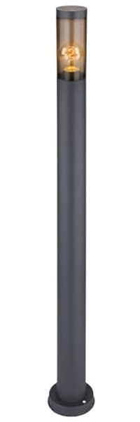 Stehleuchte, IP44, rauchig, anthrazit, E27, H 110cm