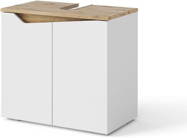 Vicco Waschtischunterschrank Marelle 60 x 57,5 cm Weiß Artisan modern Badezimmer