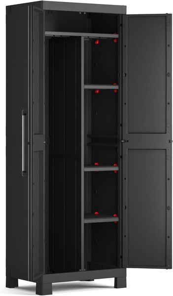 Keter Mehrzweck-Lagerschrank Detroit Schwarz