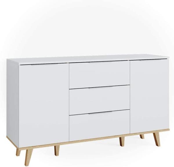 VICCO Kommode Nautica Sideboard weiß Eiche Anrichte Schrank Schublade Skandi