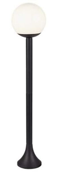 Stehleuchte, Aluminium, Schwarz, E27, H 97 cm, IP44, Garten, Terrasse