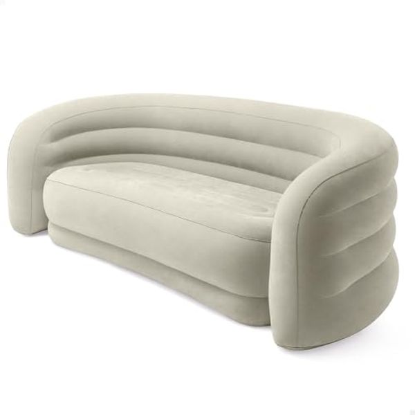 INTEX Gebogener Sessel INTEX Grau 229 x 109 x 81 cm PVC und Viskose 42035640