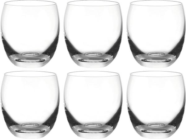 Leonardo Cheers Becher Klein 6er Set, Whiskyglas, Trinkglas, Wasserglas, 300 ml, 75386