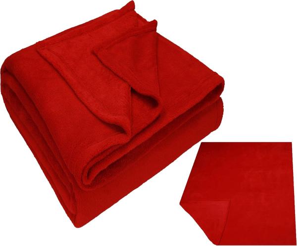 Wohndecke Kuscheldecke Fleecedecke Teddy XXL 150x200 cm, Betz, Sofadecke Decke Couch