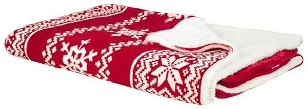 Kuscheldecke VANTAA 150 x 200 cm Rot