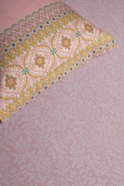 Pip Studio 96% cotton, 4% lycra, Jersey Lycra, 180 GSM Spannbettlaken Pip Leafy Pink 160X200/220 160 x 200/210/220 cm Pocket depth: 30 cm 1 Spannbettlaken Rosa