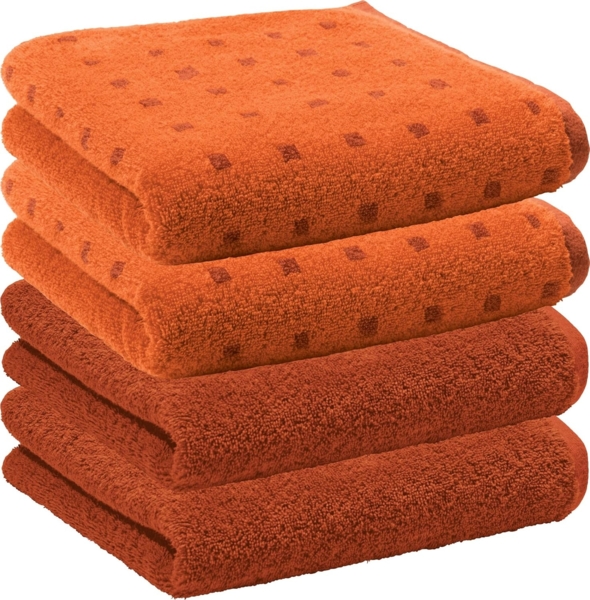 Erwin Müller Handtuch Handtuch "Sigmaringen" 4er-Pack, Frottier, Walk-Frottier Uni