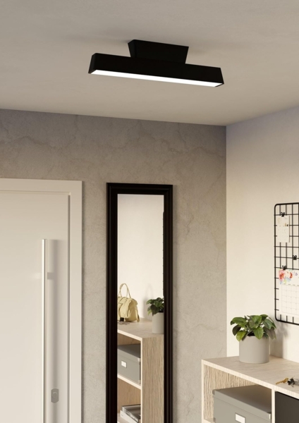 Eglo 99601 Deckenleuchte SIMOLARIS-Z schwarz weiss L:47 B:5,5 H:11cm dimmbar 2700-6500K mit Connect-Z Funktion Bild 3